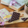 Almonds & hazelnuts dark chocolat bar - mixture of traditional dark chocolate with almond and hazelnuts pieces