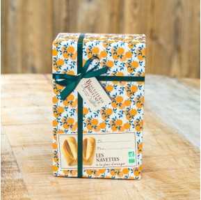 Organic traditional orange blossom biscuits - Biscuiterie de Provence