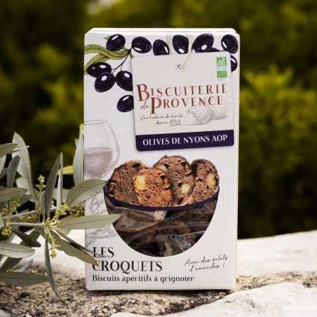 Organic Nyons olives savoury biscuits