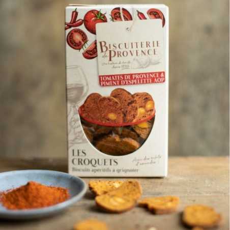 Tomatoes & Espelette chilli savoury biscuits