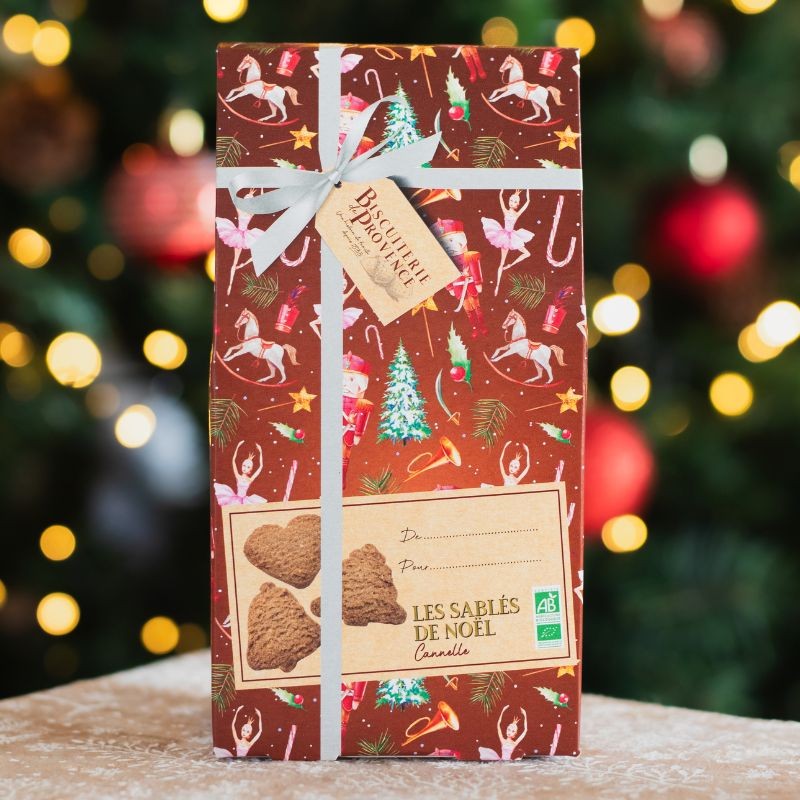 Sablés de Noël BIO - biscuits aux notes de cannelle et un format idéal pour les fêtes de Noël