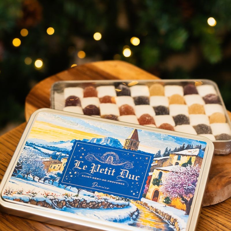 Boîte métal Damier édition Noël