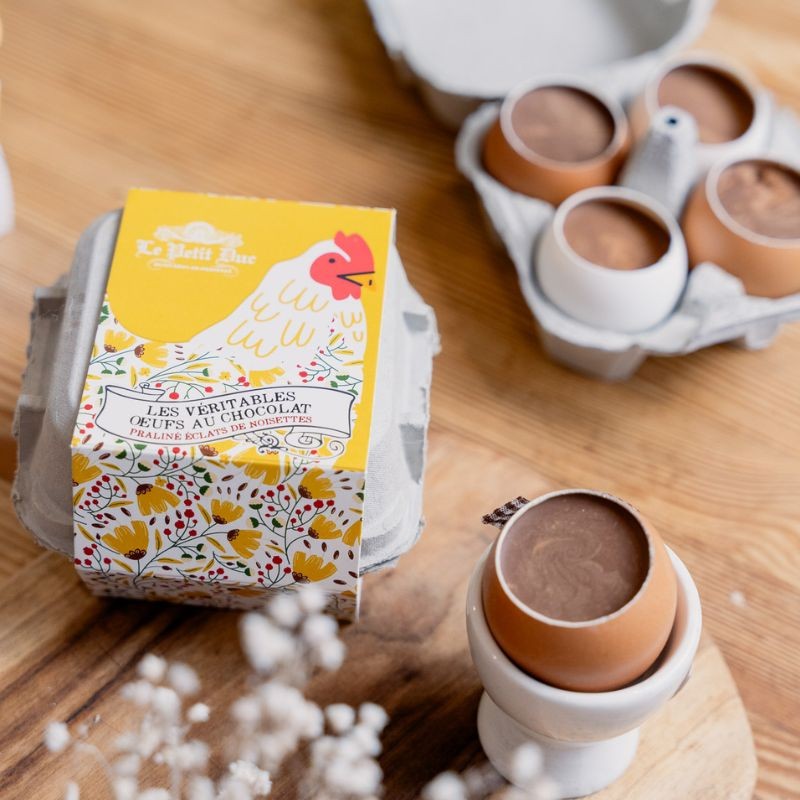 Shell Egg Box Chocolate - delicious praline chocolate in real eggshells!