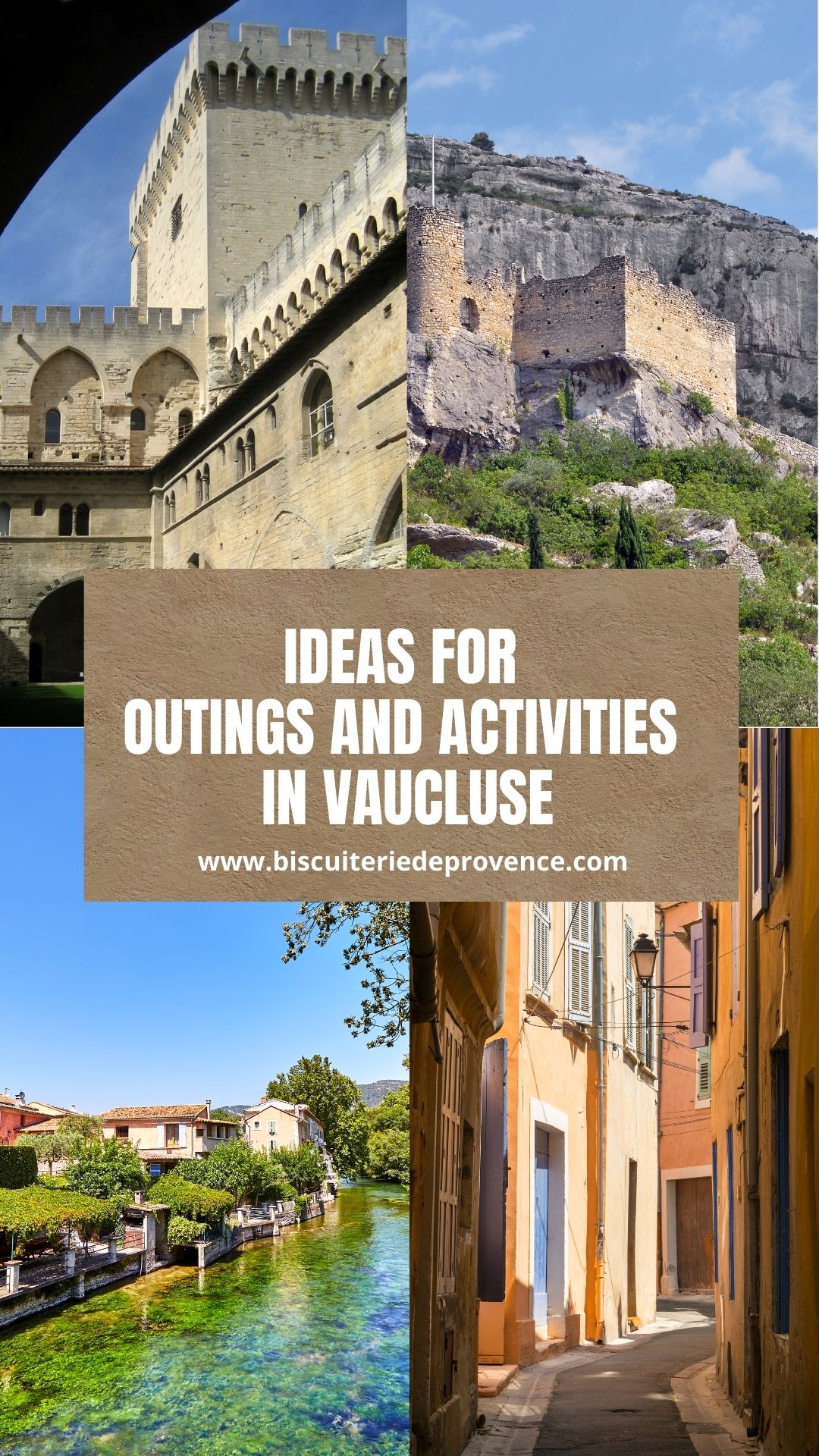 Ideas for  Outings and Activities  in Vaucluse